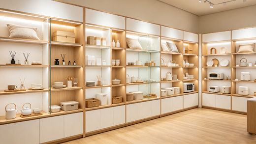 黄石家居生活展柜